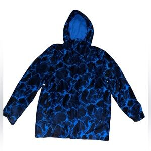 The Children’s Place Boy’s Print Jacket Chargerblu SZ: XXL
